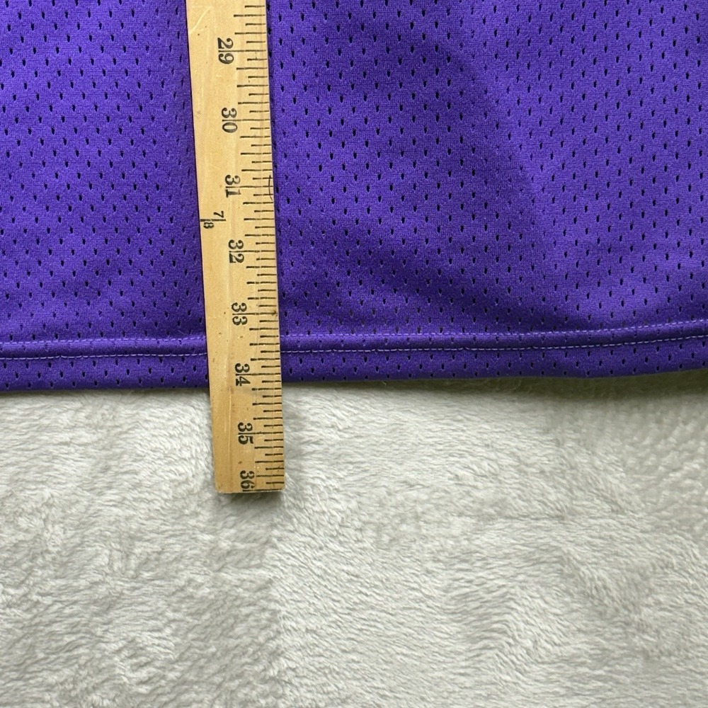 Nike Team Sacramento Kings Mike Bibby Basketball Jersey Mens 2XL Purple NBA Mesh - Picture 8 of 11